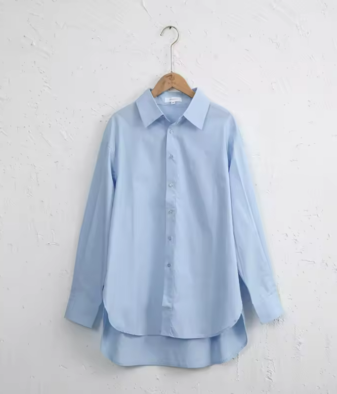 Classic Boyfriend Button Blouse