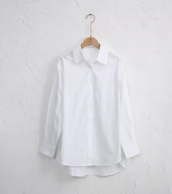 Classic Boyfriend Button Blouse