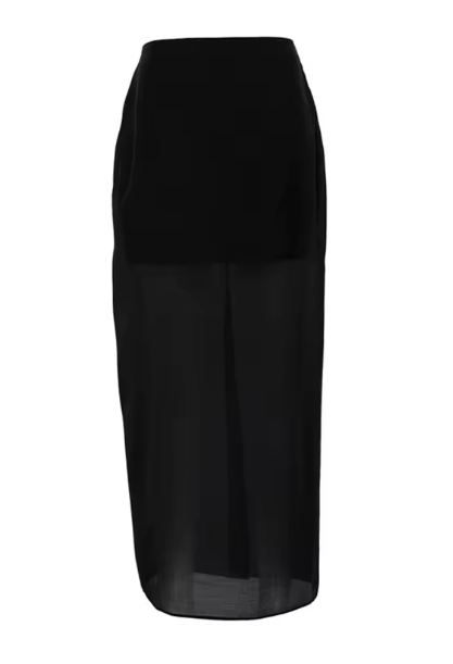 Mesh Midi Skirt